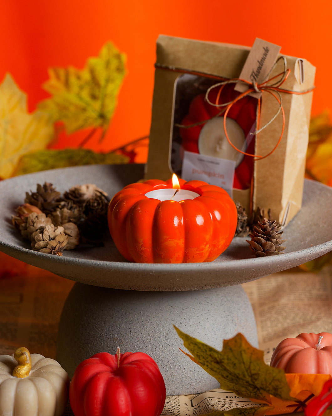 Concrete Pumpkin